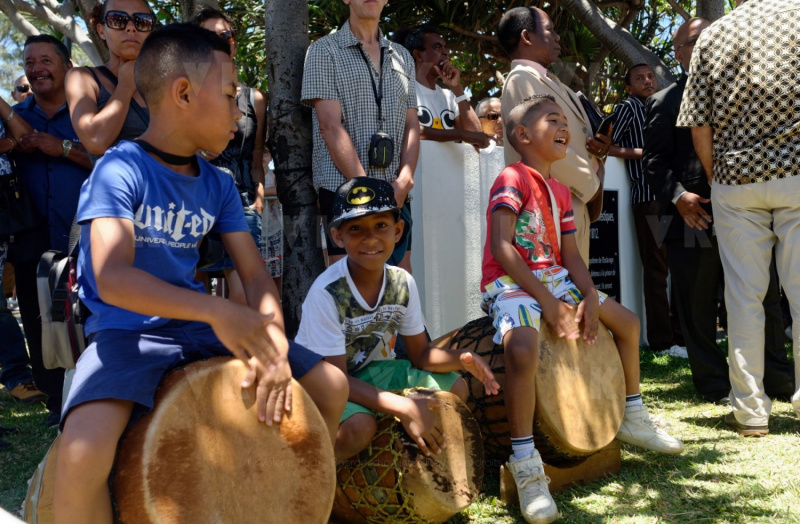 Commémoration de l'abolition de l'esclavage avec la MOM Ericka Bareigts