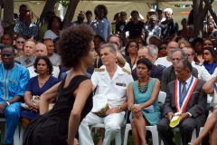 Commémoration de l'abolition de l'esclavage avec la MOM Ericka Bareigts