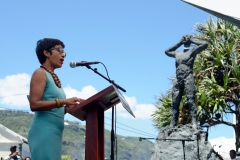 Commémoration de l'abolition de l'esclavage avec la MOM Ericka Bareigts