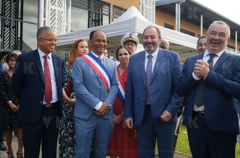 Francois BRAUN, ministre de la sante,  en deplacement a La Reunion