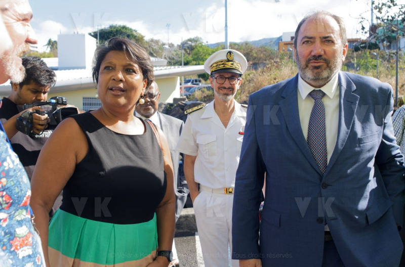 Francois BRAUN, ministre de la sante,  en deplacement a La Reunion