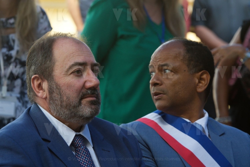 Francois BRAUN, ministre de la sante,  en deplacement a La Reunion