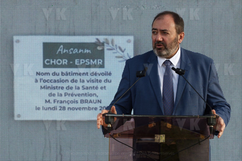 Francois BRAUN, ministre de la sante,  en deplacement a La Reunion