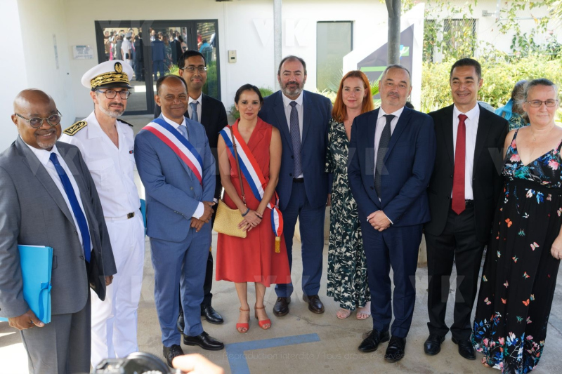 Francois BRAUN, ministre de la sante,  en deplacement a La Reunion