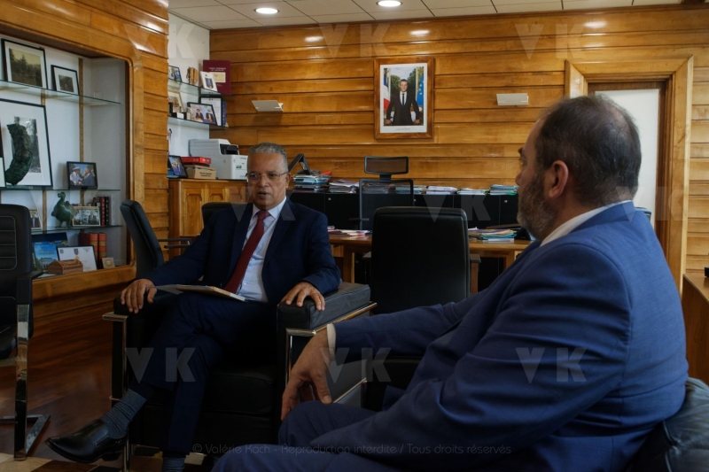 Francois BRAUN, ministre de la sante,  en deplacement a La Reunion