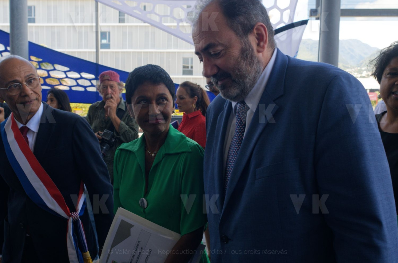 Francois BRAUN, ministre de la sante,  en deplacement a La Reunion