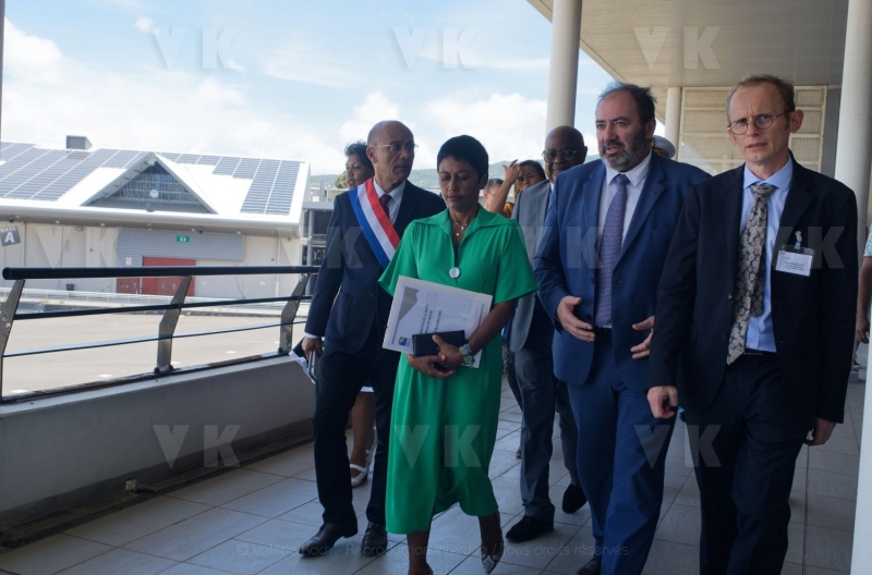 Francois BRAUN, ministre de la sante,  en deplacement a La Reunion