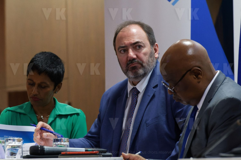 Francois BRAUN, ministre de la sante,  en deplacement a La Reunion