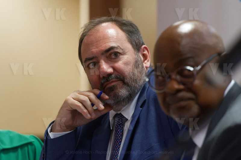 Francois BRAUN, ministre de la sante,  en deplacement a La Reunion