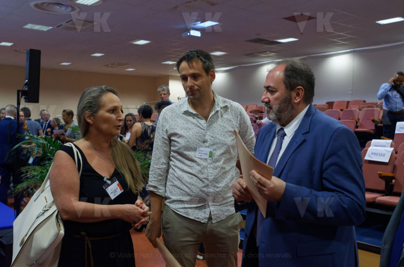 Francois BRAUN, ministre de la sante,  en deplacement a La Reunion