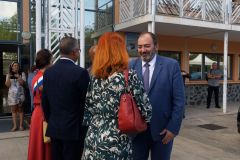 Francois BRAUN, ministre de la sante,  en deplacement a La Reunion