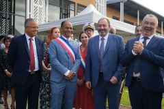 Francois BRAUN, ministre de la sante,  en deplacement a La Reunion