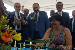 Francois BRAUN, ministre de la sante,  en deplacement a La Reunion