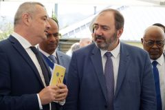 Francois BRAUN, ministre de la sante,  en deplacement a La Reunion