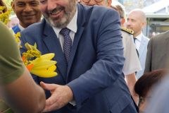 Francois BRAUN, ministre de la sante,  en deplacement a La Reunion