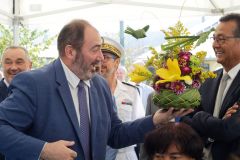 Francois BRAUN, ministre de la sante,  en deplacement a La Reunion
