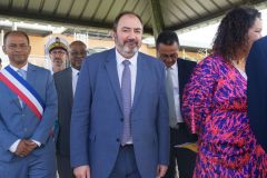 Francois BRAUN, ministre de la sante,  en deplacement a La Reunion