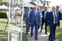 Francois BRAUN, ministre de la sante,  en deplacement a La Reunion