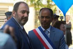 Francois BRAUN, ministre de la sante,  en deplacement a La Reunion