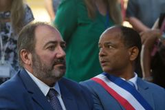 Francois BRAUN, ministre de la sante,  en deplacement a La Reunion