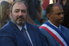 Francois BRAUN, ministre de la sante,  en deplacement a La Reunion