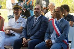 Francois BRAUN, ministre de la sante,  en deplacement a La Reunion