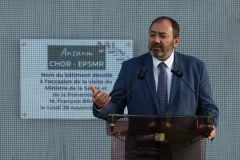 Francois BRAUN, ministre de la sante,  en deplacement a La Reunion