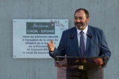 Francois BRAUN, ministre de la sante,  en deplacement a La Reunion