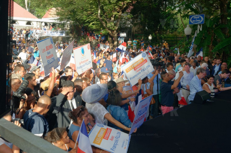 Francois Fillon a La Reunion