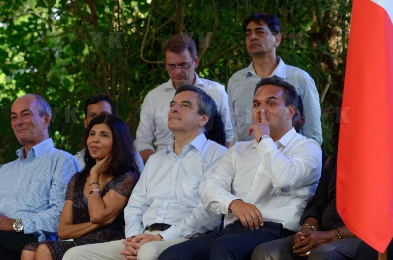 Francois Fillon a La Reunion