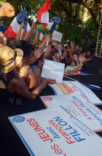 Francois Fillon a La Reunion