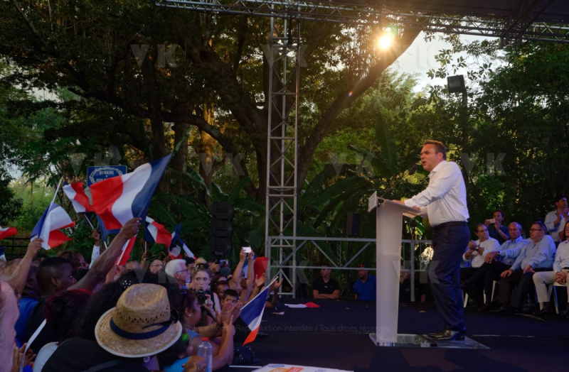 Francois Fillon a La Reunion