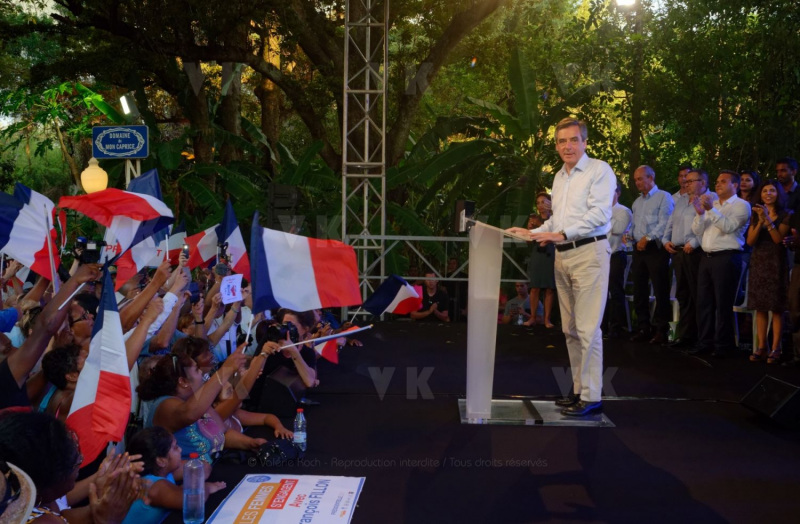 Francois Fillon a La Reunion