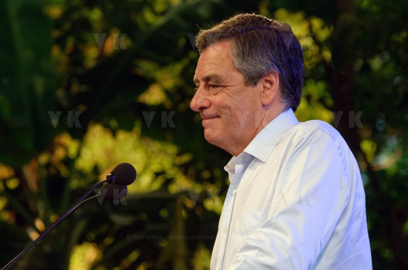 Francois Fillon a La Reunion