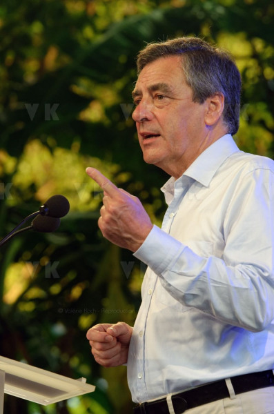 Francois Fillon a La Reunion