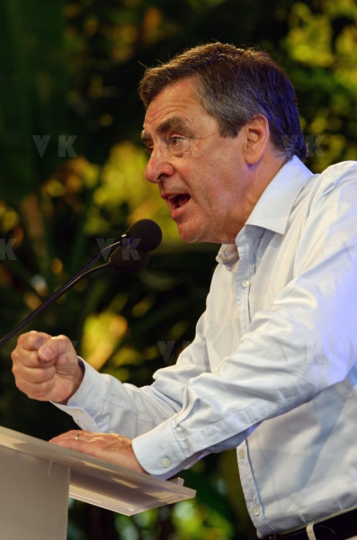 Francois Fillon a La Reunion