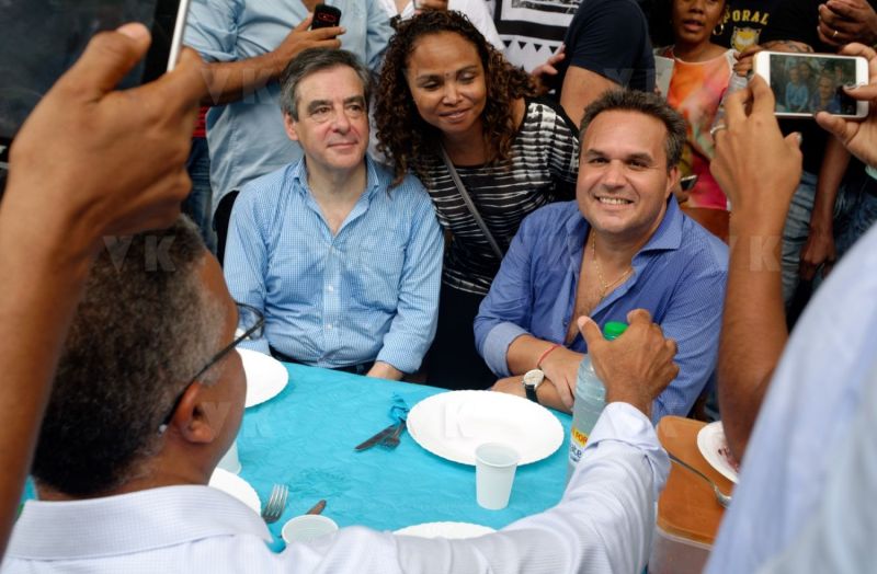 Francois Fillon a La Reunion