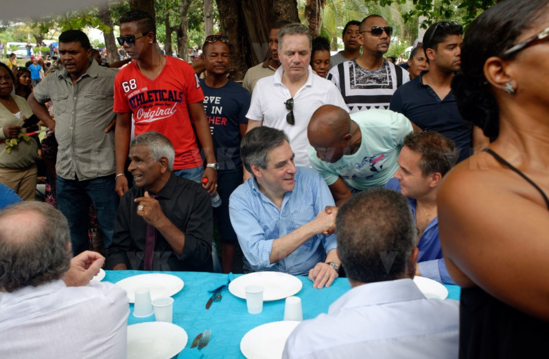 Francois Fillon a La Reunion