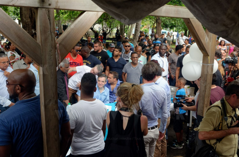 Francois Fillon a La Reunion