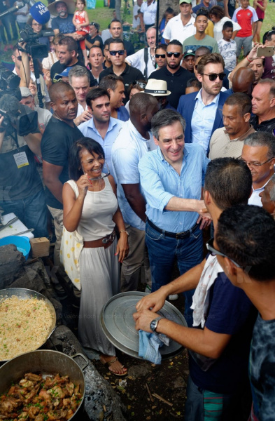 Francois Fillon a La Reunion