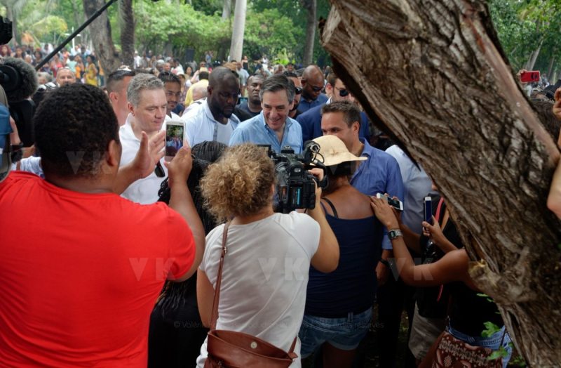 Francois Fillon a La Reunion