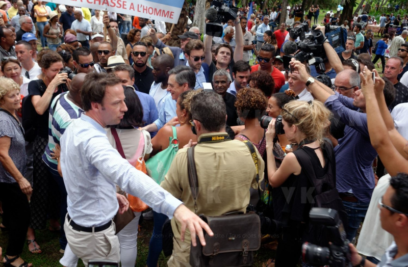 Francois Fillon a La Reunion