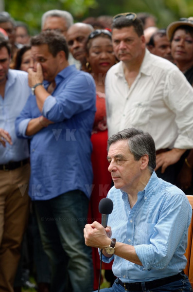 Francois Fillon a La Reunion