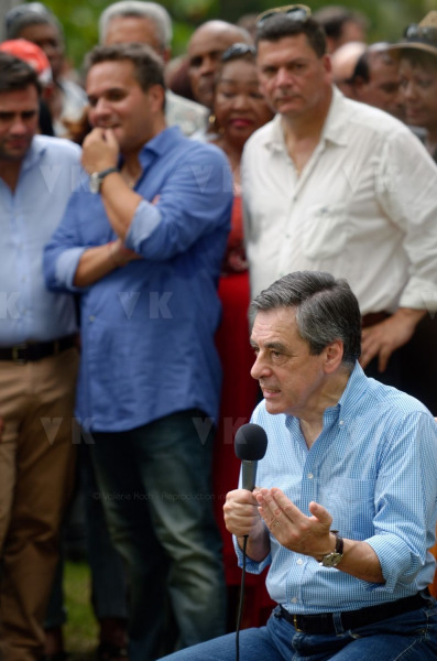 Francois Fillon a La Reunion