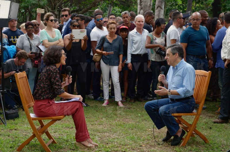 Francois Fillon a La Reunion