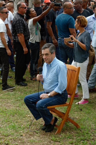 Francois Fillon a La Reunion