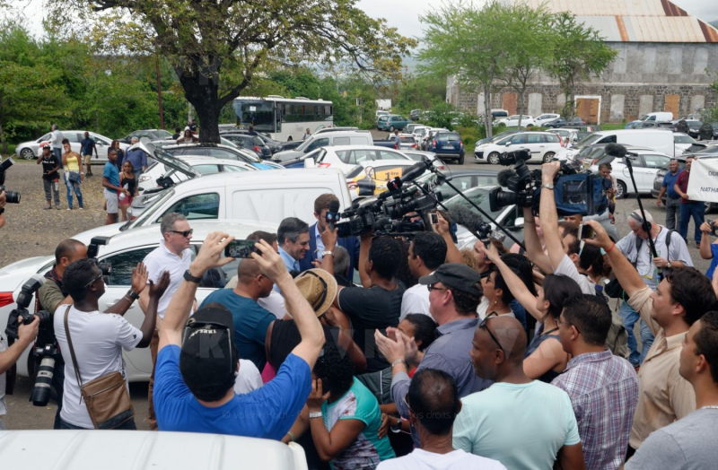 Francois Fillon a La Reunion