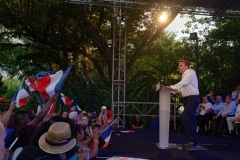 Francois Fillon a La Reunion