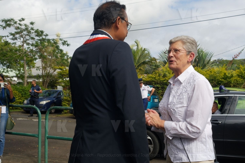Deplacement Genevieve DARRIEUSSECQ a la Reunion