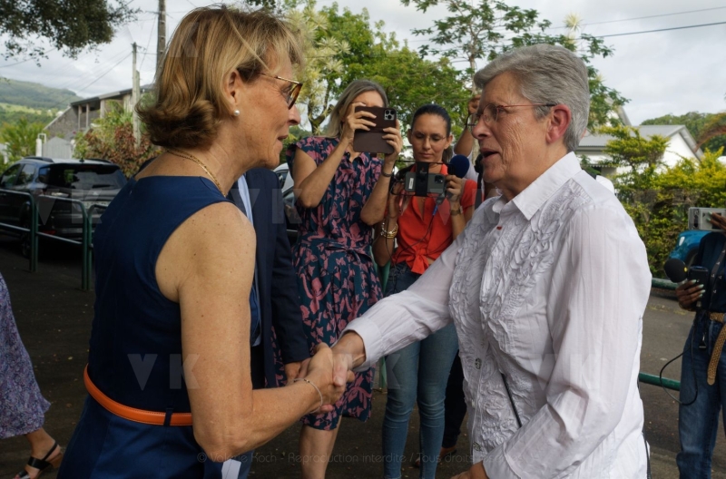 Deplacement Genevieve DARRIEUSSECQ a la Reunion